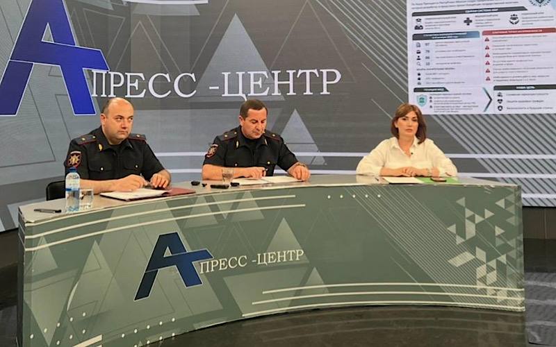 Пресс-конференция руководства МВД Абхазии