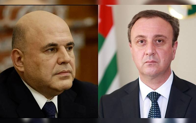 Михаил Мишустин поздравил премьер-министра Абхазии Владимира Делба с Днем Победы и Независимости