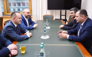 Лаша Сакания встретился с Владиславом Даванковым
