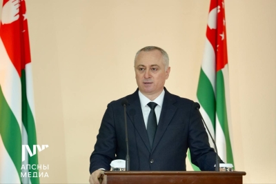 Президент Бадра Гунба поздравил народ Абхазии с Новым годом