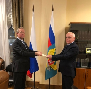 Посол Республики Абхазия в Российской Федерации Алхас Квициниа приступил к работе