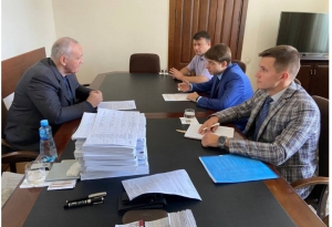 Александр Анкваб провел встречу с делегацией Северо-Кавказского федерального университета